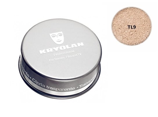 Kryolan, Translucent Powder, transparentny puder do twarzy 09, 20 g Kryolan