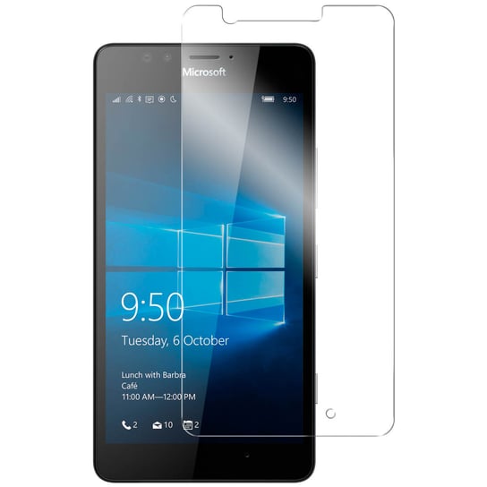 Krystalicznie przezroczyste zabezpieczenie ekranu ze szkła hartowanego dla Microsoft Lumia 950 Avizar