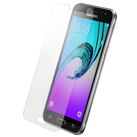 Krystalicznie przezroczyste zabezpieczenie ekranu ze szkła hartowanego do telefonu Samsung Galaxy J3 Avizar