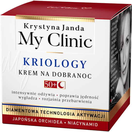 Krystyna Janda, My Clinic Kriology, Krem na dobranoc 50+, 50 ml Janda