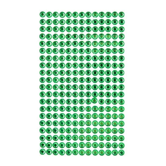 Kryształki Diamenciki Samoprzylepne 6Mm 260 Szt. Light Green Dalprint dpCraft