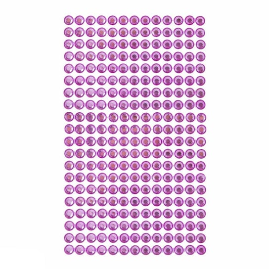 Kryształki Diamenciki Samoprzylepne 6Mm 260 Szt. Pink Dalprint dpCraft
