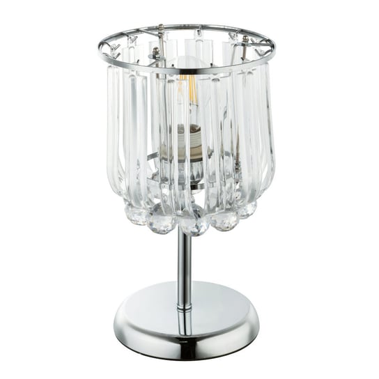 Kryształowa lampa stojąca Minnesota crystal glamour nocna chrom Globo