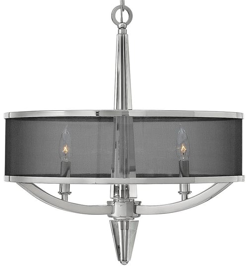 Kryształowa lampa wisząca QN-ASCHER-3P ramienna nikiel Inna marka