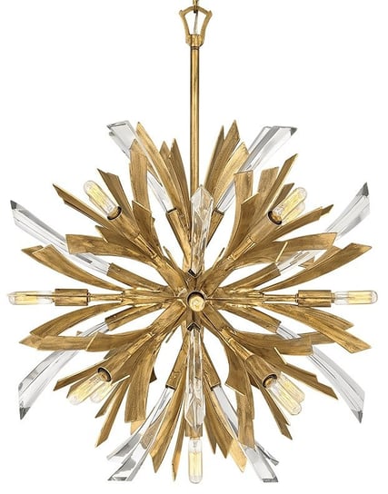 Kryształowa lampa wisząca QN-VIDA-13P-S crystal złota Inna marka
