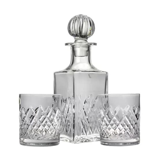 Kryształowy Zestaw Do Whisky (Karafka + Szklanki) Islay Niemen Crystal