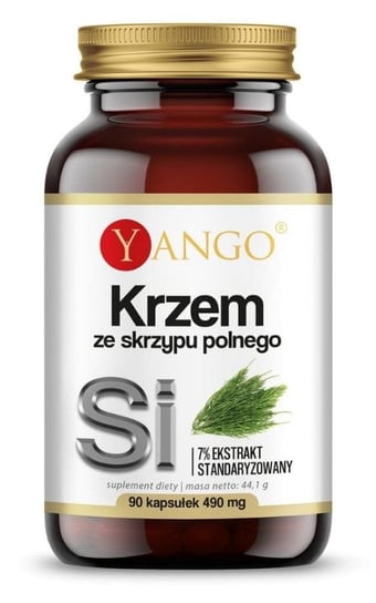 Krzem - ekstrakt ze skrzypu polnego - Suplement diety, 90 kaps., Yango Inna marka