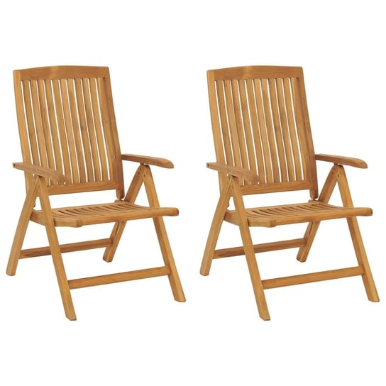 Krzesełka ogrodowe drewniane, 2 szt., 60x74,5x104c Inna marka
