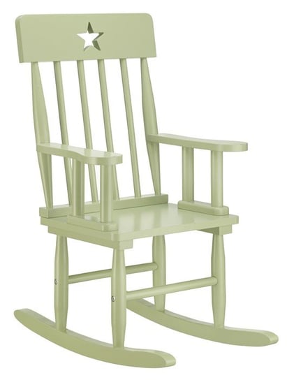 Krzesełko bujane z gwiazdą zielone MIA home