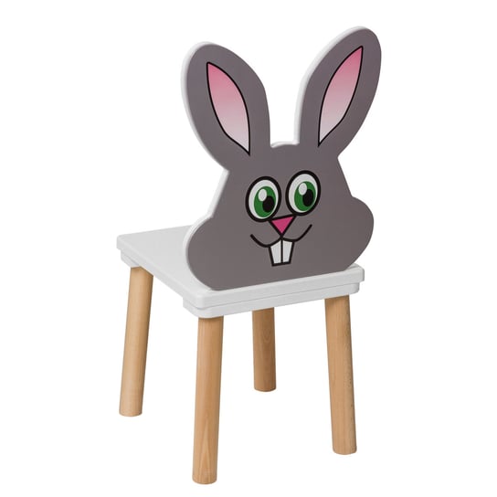 Krzesełko dla dzieci królik  z nadrukiem Inna marka