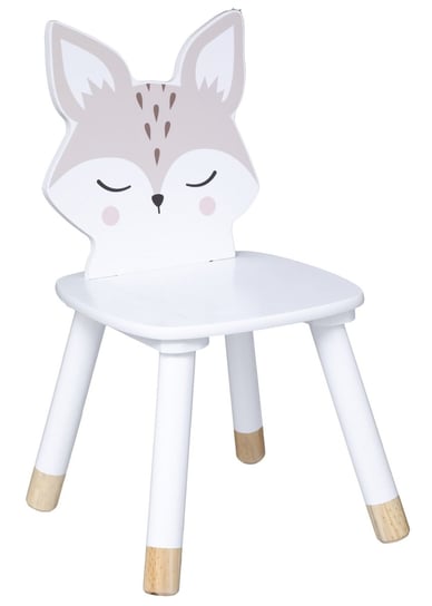 Krzesełko dla dzieci LISEK z sosnowymi nóżkami, 52,5 cm Atmosphera
