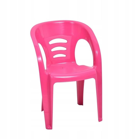 Krzesełko dziecięce Gabi fotelik dla dzieci stołek dziecięcy krzesło dla dzieci różowe OŁER