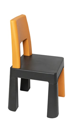 Krzesełko  dziecięce krzesło do stolika Multifun grafitowo-musztardowe Inna marka