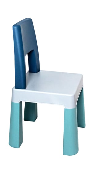 Krzesełko dziecięce krzesło  do stolika Multifun granatowo-turkusowo-szare Inna marka