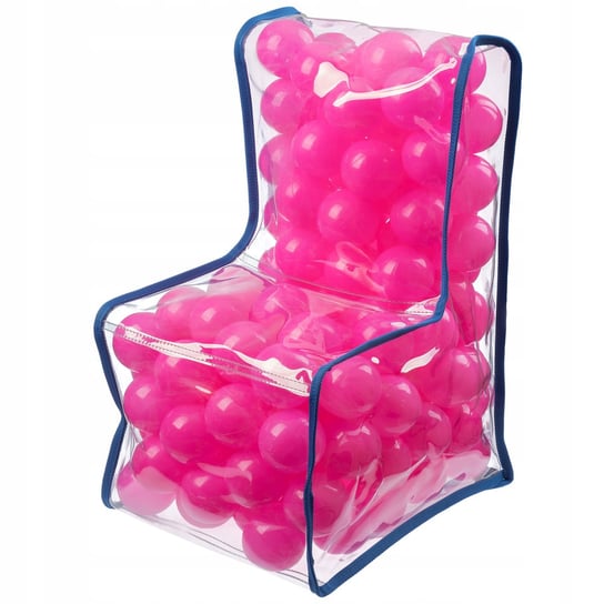 Krzesełko Fotelik Dla Dzieci Piłki Różowe 56cm KADAX
