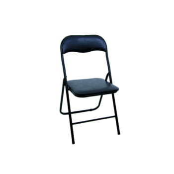 Krzesełko Składane Czarne Patio PROSPERPLAST 1