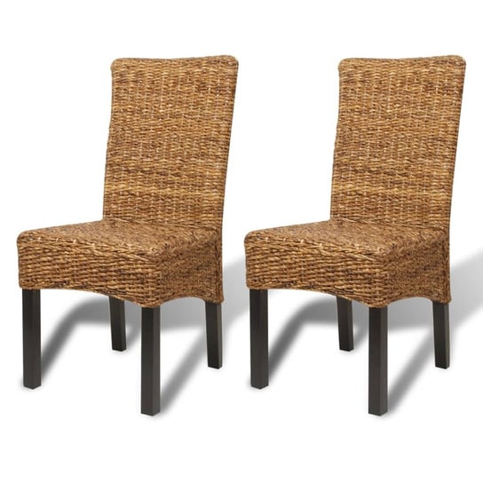 Krzesła Abaka, brązowe, 47x50x97 cm, 2 szt. Inna marka