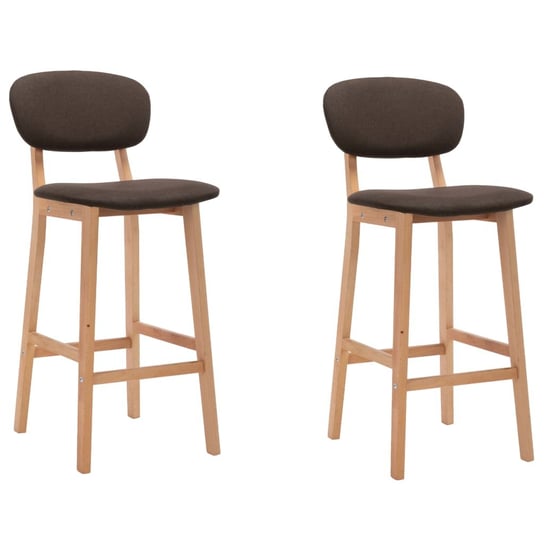 Krzesła barowe, brązowe, 45x47x92 cm / AAALOE Inna marka