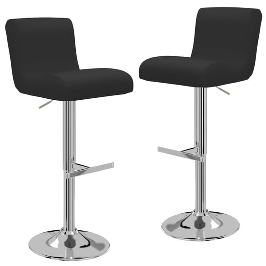 Krzesła barowe VIDAXL, czarne, 2 szt. vidaXL