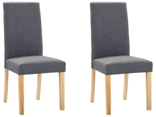 Krzesła do jadalni BELIANI Broadway, szaro-jasnobrązowe, 98x47x50 cm, 2 szt. Beliani