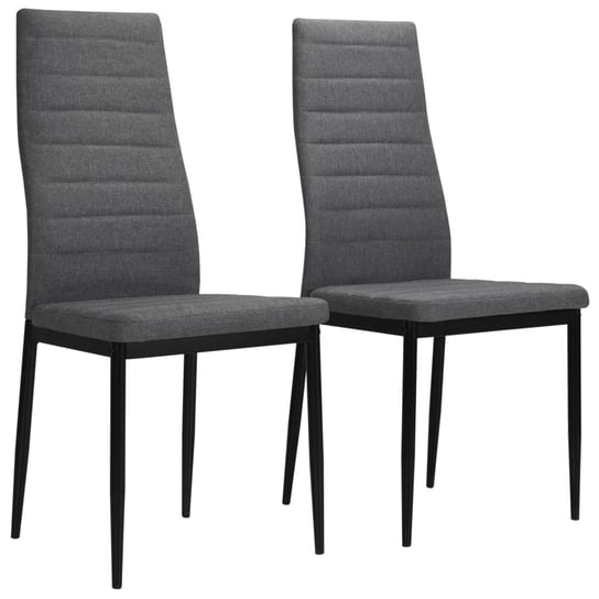 Krzesła do jadalni vidaXL tapicerowane tkaniną, 2 szt., 43x44x96cm vidaXL