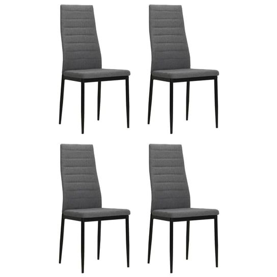 Krzesła do jadalni vidaXL tapicerowane tkaniną, 4 szt., 43x44x96cm vidaXL