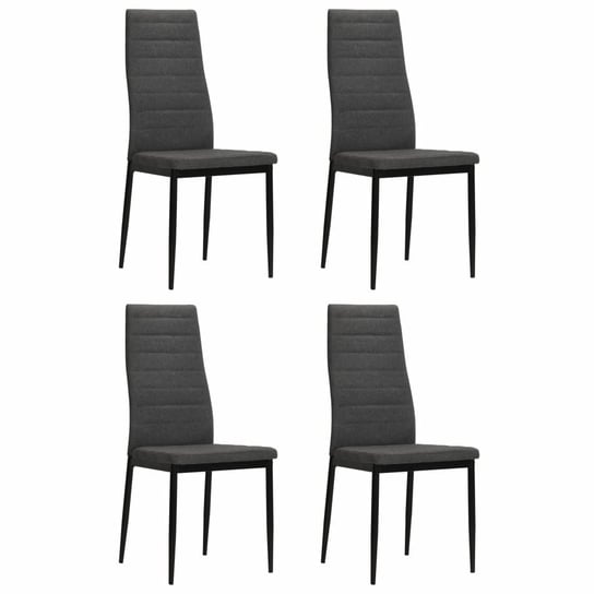 Krzesła do jadalni vidaXL tapicerowane tkaniną, 4 szt., 43x44x96cm vidaXL