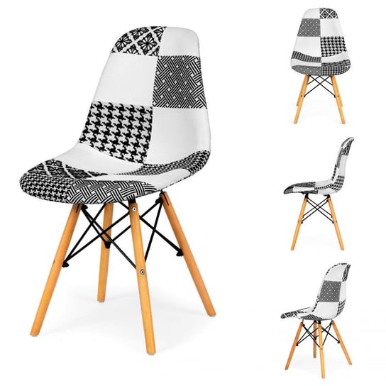 Krzesła do jadalni zestaw krzeseł patchwork 2 szt. ModernHome