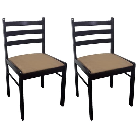 Krzesła drewniane, rustykalne, brązowe, 44x45x81cm / AAALOE Inna marka