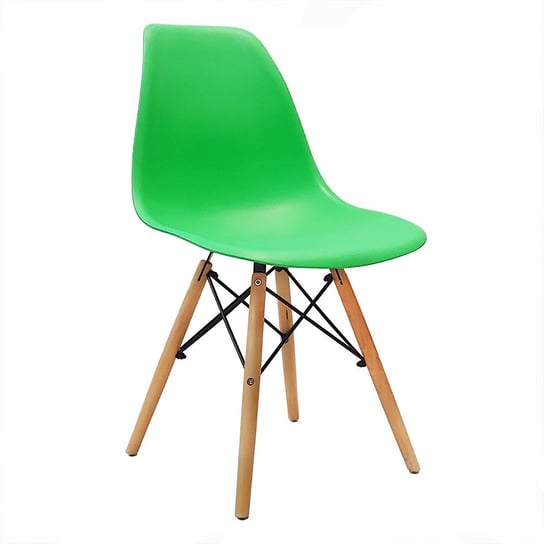 Krzesła DSW Milano zielone 4 szt. BMDesign