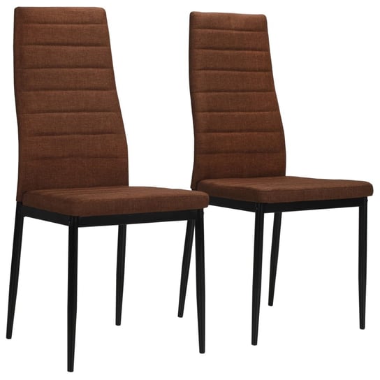 Krzesła jadalniane vidaXL obite tkaniną, 2 szt., 43x44x96cm vidaXL