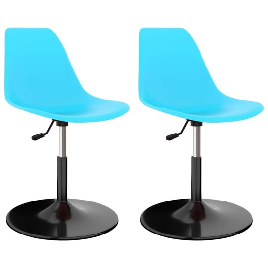 Krzesła obrotowe do jadalni, niebieskie, 45x55x73- Inna marka