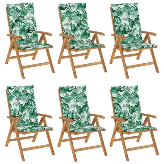 Krzesła ogrodowe drewniane lite tekowe - składane, Inna marka