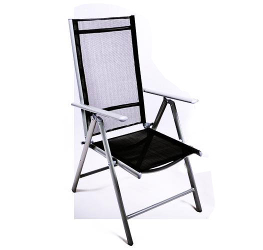 Krzesła ogrodowe i tarasowe, czarny, 2 szt. TwójPasaż