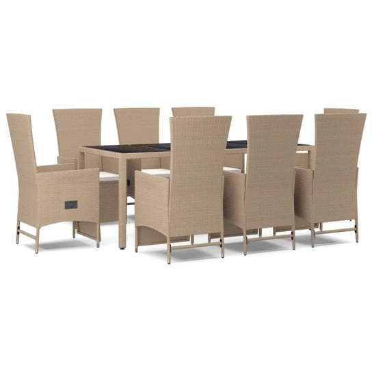 Krzesła ogrodowe rozkładane z poduszkami + stół (b Inna marka