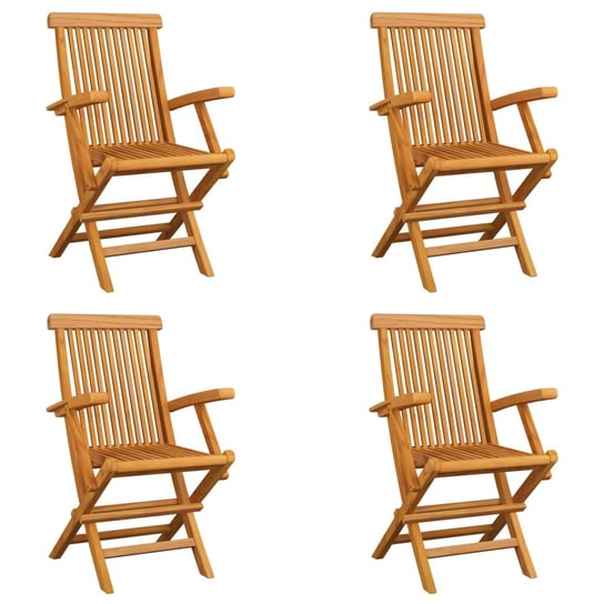Krzesła ogrodowe składane VIDAXL, 55x60x89 cm, 4 szt. vidaXL