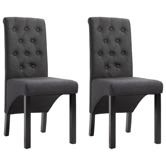 Krzesła stołowe, ciemnoszary, 42x57x95 cm / AAALOE Inna marka