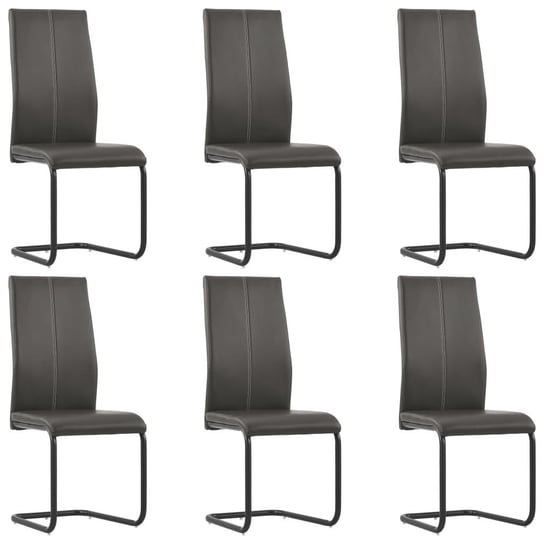 Krzesła stołowe VIDA XL, brązowe, 43x54x102 cm, 6 szt. vidaXL