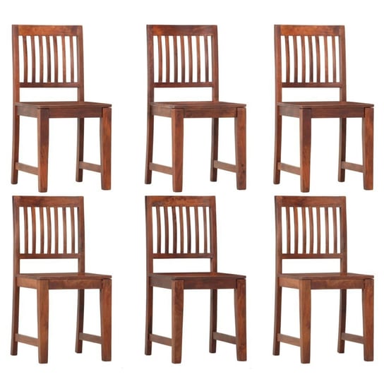 Krzesła stołowe vidaXL, 6 szt., lite drewno mango vidaXL