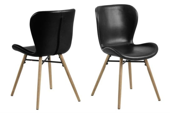 Krzesło ACTONA Batilda A1, czarne, 47x56x82,5 cm Actona