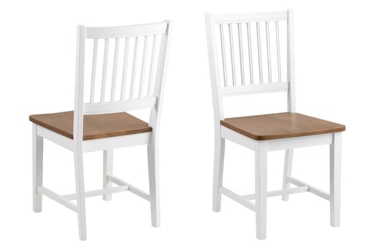 Krzesło ACTONA Brisbane, białe, 43x51x89,5 cm Actona