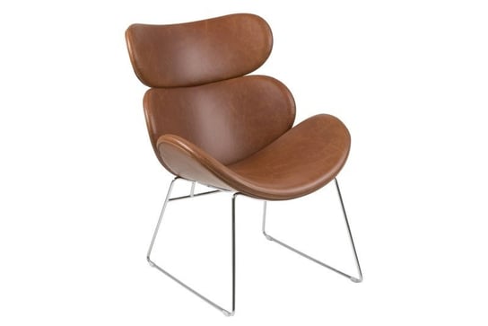 Krzesło ACTONA Cazar, brandy-chrom, 69x78,5x90,5 cm Actona
