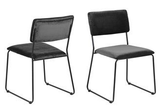 Krzesło ACTONA CORNELIA, ciemnoszare, 50x53,5x80 cm Actona