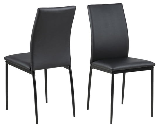 Krzesło ACTONA Demina, czarne, 43,5x53x92 cm Actona