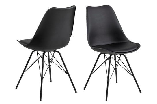 Krzesło ACTONA Eris, czarne, 48,5x54x85,5 cm Actona