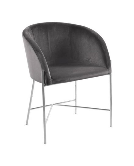 Krzesło ACTONA Nelson, ciemnoszare-chrom, 56x54x76 cm Actona