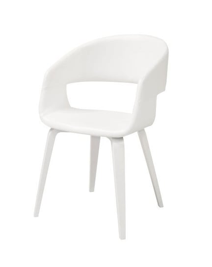 Krzesło ACTONA Nova, białe, 49,5x52,5x77 cm Actona