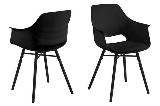 Krzesło ACTONA Ramona, czarne, 57x52,5x85 cm Actona