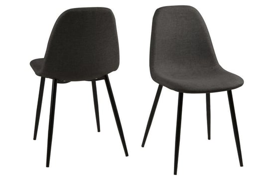 Krzesło ACTONA Wilma, szaro-czarne, 44,5x56x84 cm Actona