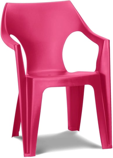 Krzesło ALLIBERT Dante Low, różowe, 57x57x79 cm Allibert